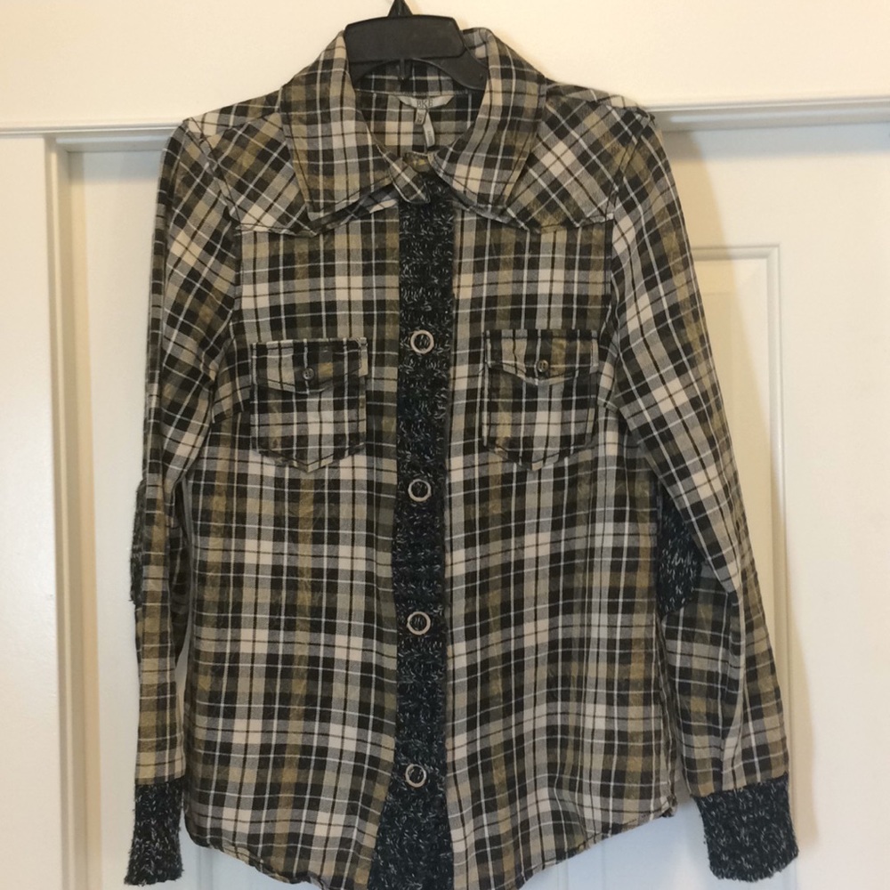 BKE Easel Plaid Shirt Medium